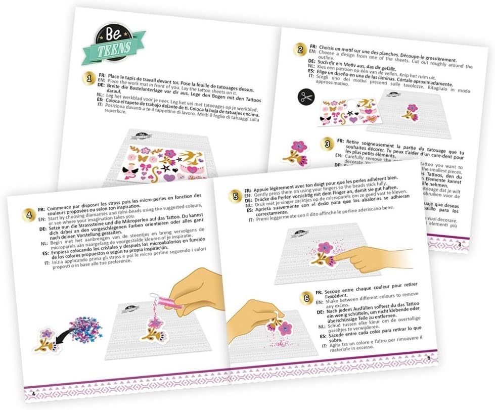 BEAD TATTOOS 15 PATTERNS BUKI BUKBE107