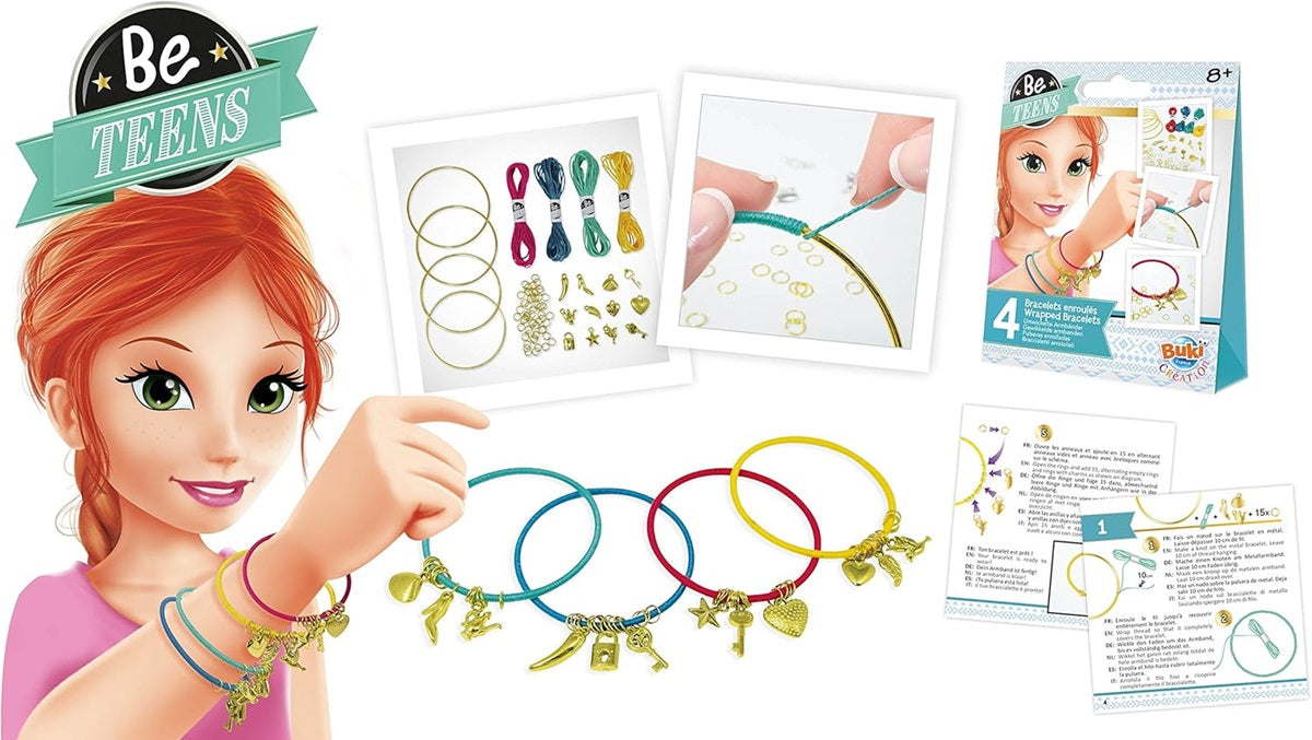 WRAPPED BRACELETS 4 PCS BUKI BUKBE303