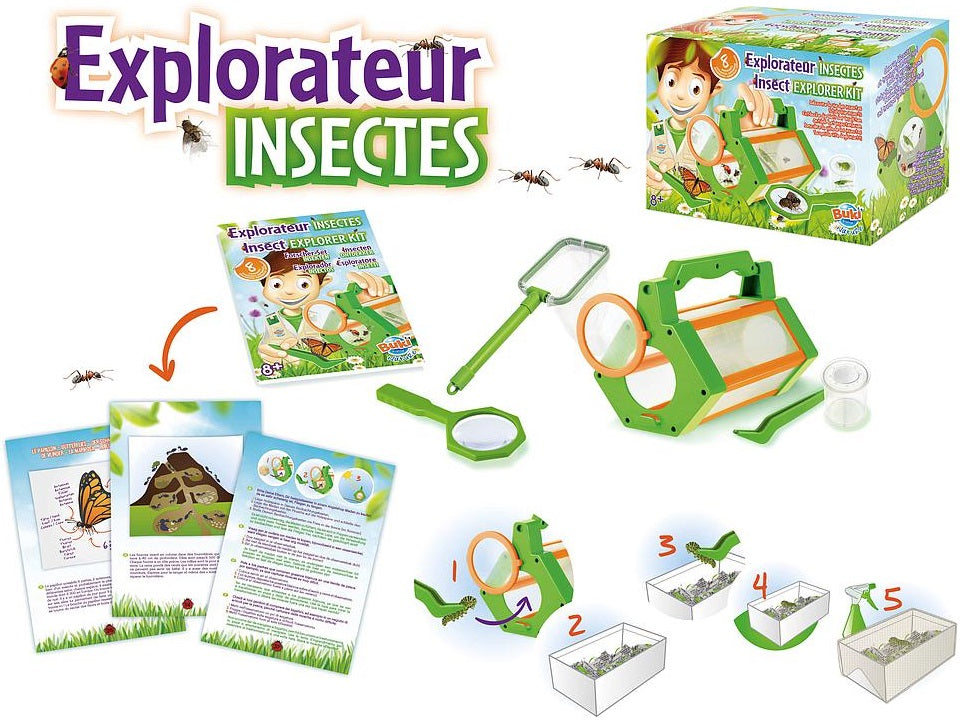 INSECT EXPLORER KIT 8 EXPERIMENTS BUKI BUKBL033