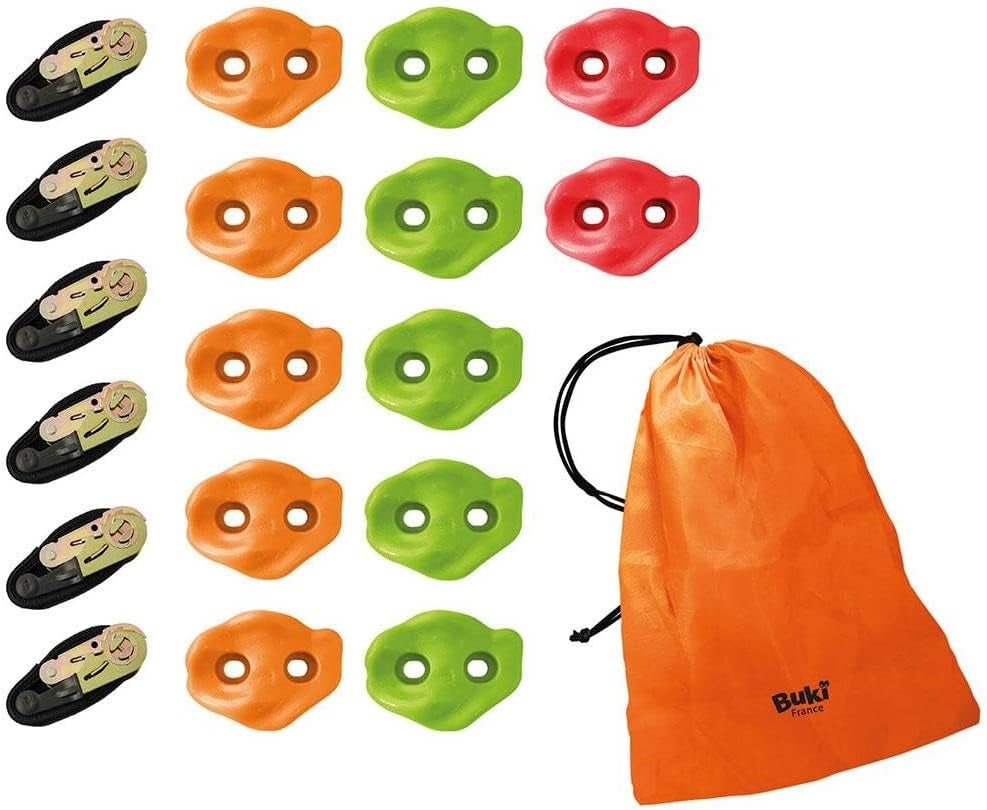 ADVENTURE CLIMBING (INCL 6 STRAPS & 12 HOLDS) BUKI BUKBN016