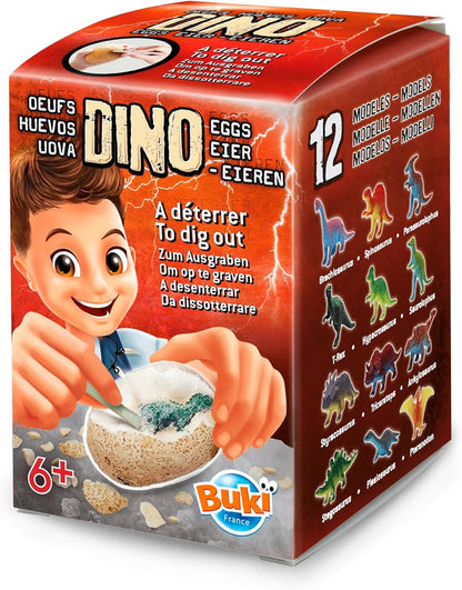 DINO EGGS DISPLAY 12 ASS BUKI BUKD60