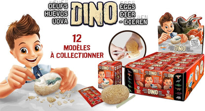 DINO EGGS DISPLAY 12 ASS BUKI BUKD60