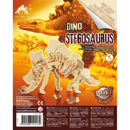 DINOS 3D WOODEN ASSEMBLY KIT BUKI BUKD6B