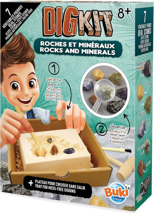 DIG KIT- ROCKS AND MINERALS BUKI BUKI440