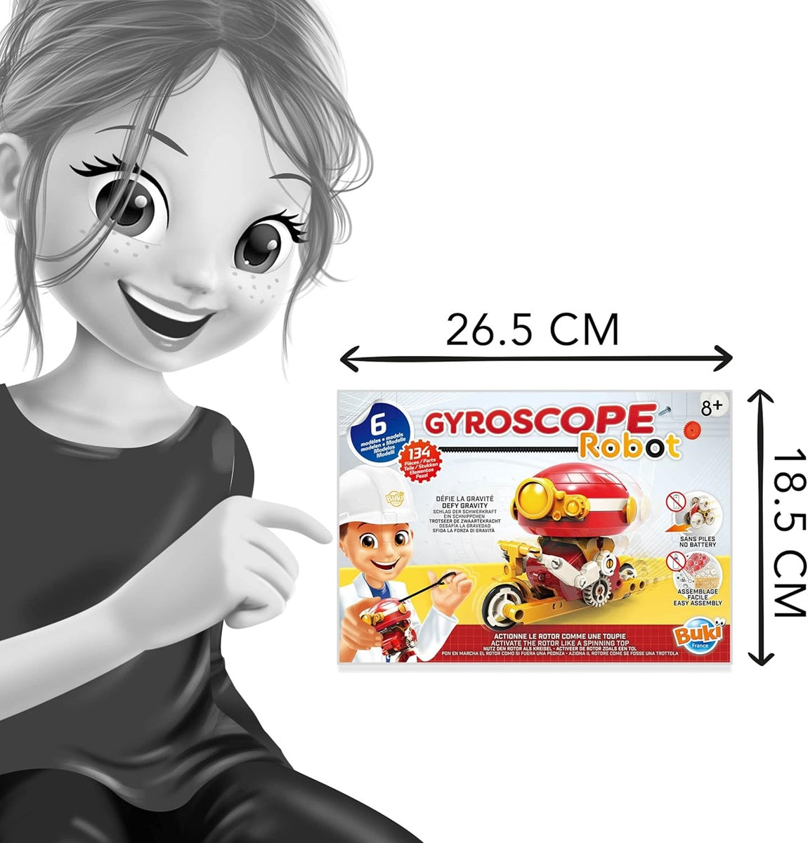 GYROSCOPE ROBOT BUKI BUKI7509