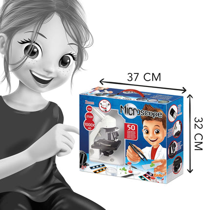 MICROSCOPE 50 EXPERMENTS 18 SAMPLES READY TO USE BUKI BUKMR600