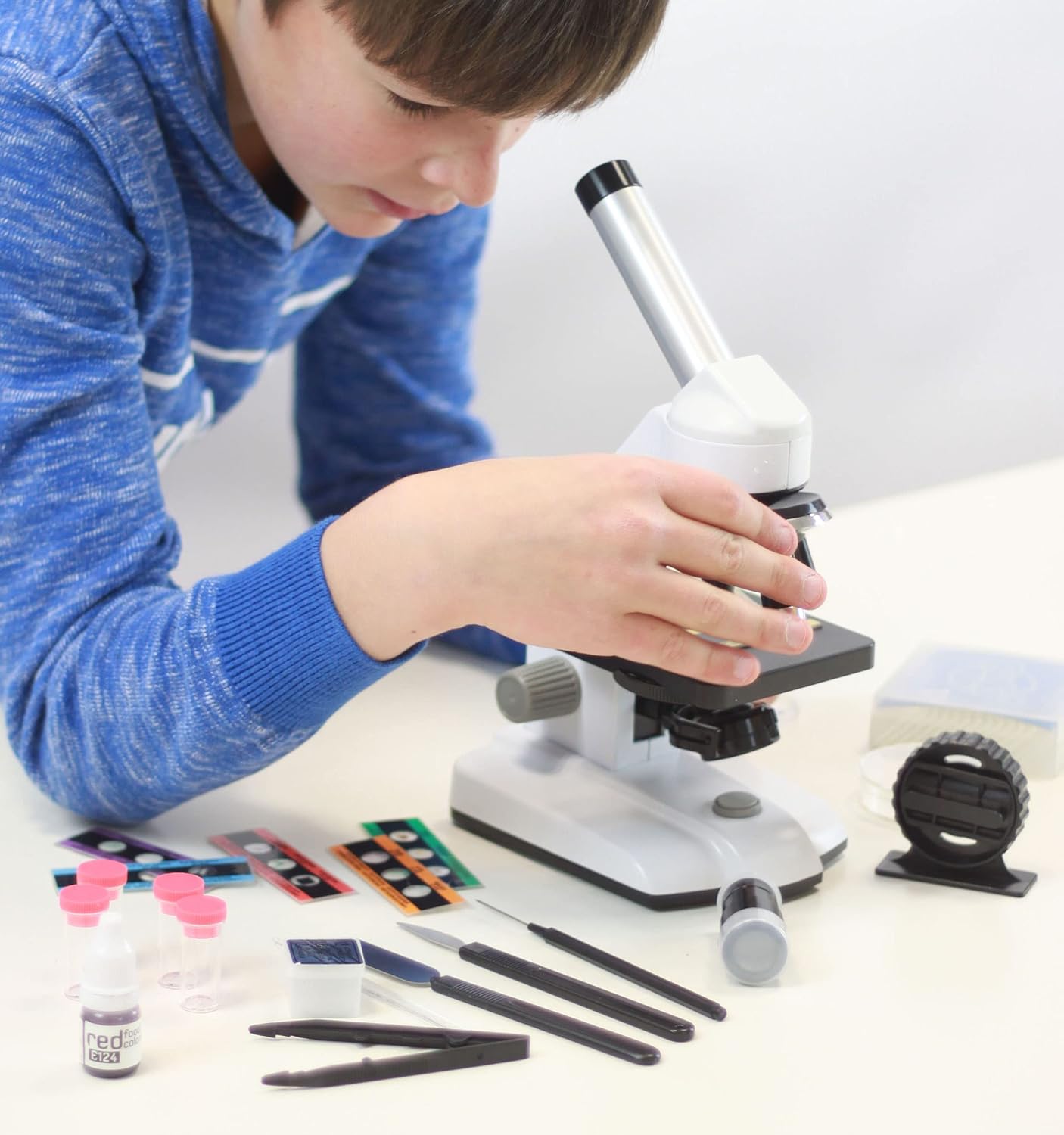 MICROSCOPE 50 EXPERMENTS 18 SAMPLES READY TO USE BUKI BUKMR600