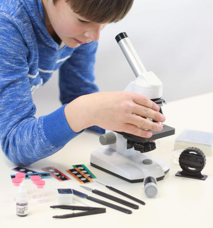 MICROSCOPE 50 EXPERMENTS 18 SAMPLES READY TO USE BUKI BUKMR600