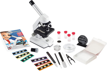 MICROSCOPE 50 EXPERMENTS 18 SAMPLES READY TO USE BUKI BUKMR600