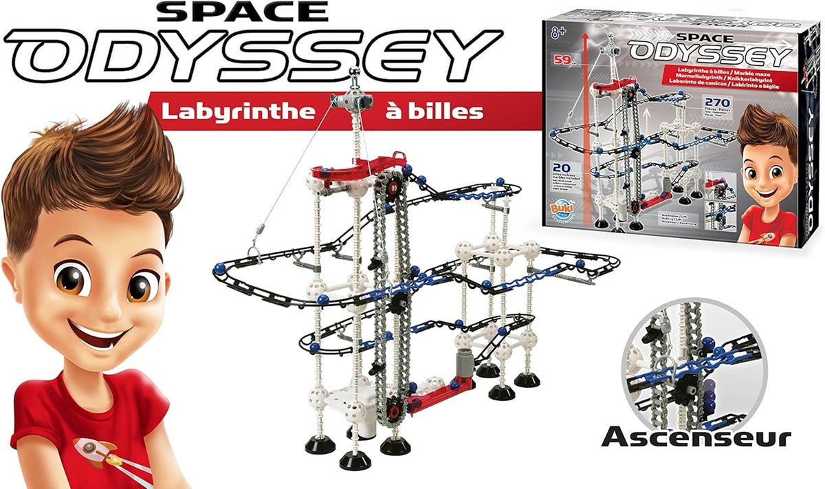 SPACE ODYSSEY MARBLE MAZE 270 PCS BUKI BUKPM517