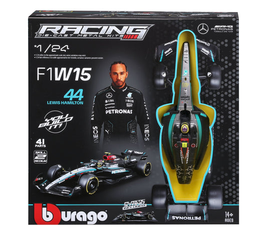 Mercedes-AMG F1 W15 2024 Kit #44 Hamilton - 1/24 Scale Bburago Bur18-28513