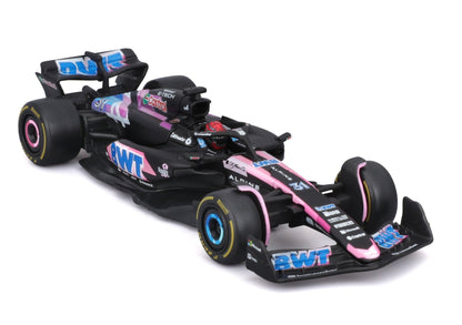 BWT Alpine A524 2024 with Helmet HJC #31 Ocon - 1/43 Bburago Bur18-38220-31