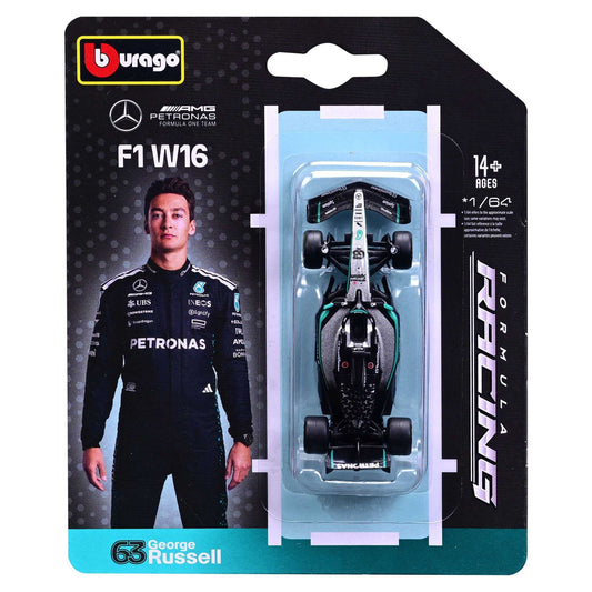 Mercedes-AMG F1 W16 2025 #63 Russell - 1/43 Scale Bburago Bur18-58002