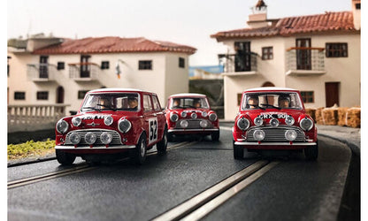 MONTE CARLO RALLY 1968 MINI TRIPLE PACK 1/32 Scale Scalextric SCAC4488A