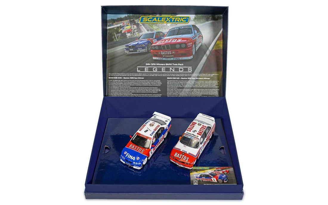 24HRS of SPA BMW Twin Pack - 1/32 Scale - Scalextric - SCAC4587A