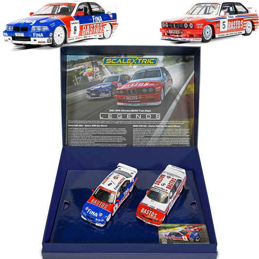 24HRS of SPA BMW Twin Pack - 1/32 Scale - Scalextric - SCAC4587A
