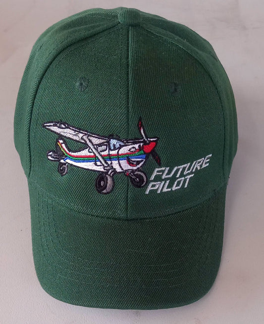 Taildragger Future Pilot Kiddies Cap Green - CAP22