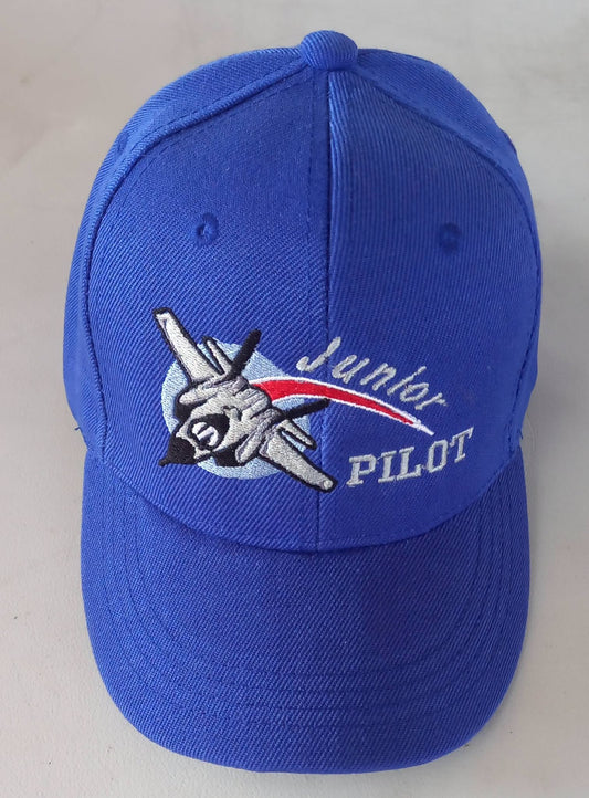 F-18 Hornet Junior Pilot Kiddies Cap Blue - CAP23