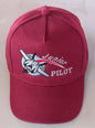 F-18 Hornet Junior Pilot Kiddies Cap Maroon - CAP28