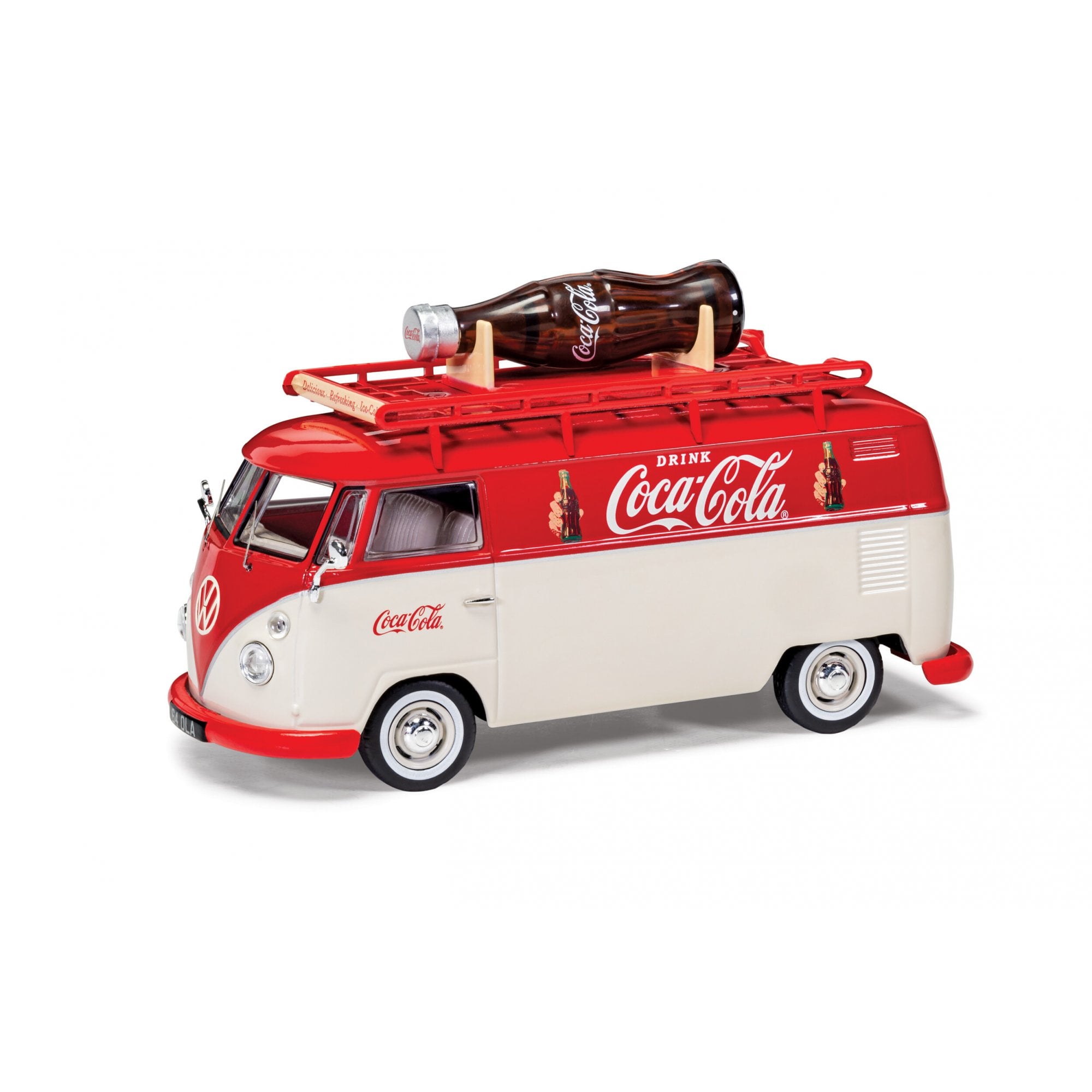 Corgi VW Camper Coca-Cola - Échelle 1:43 - Modèle En Fonte Collection Adulte - 100 Mm - Hommage Aux Années 60