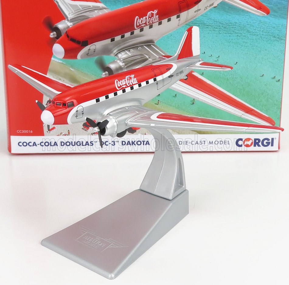 Coca-Cola Douglas DC-3 Dakota - 1/144 Scale Corgi CC30016