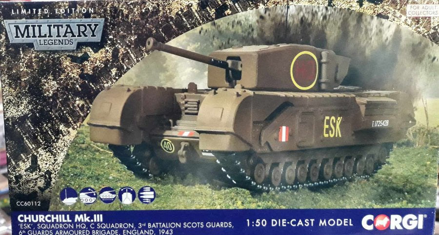Churchill Mk. III ESK - 1/50 Scale Corgi CC60112