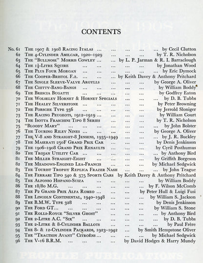 Classic Car Profiles 61-96 - Profile Publications CCP3