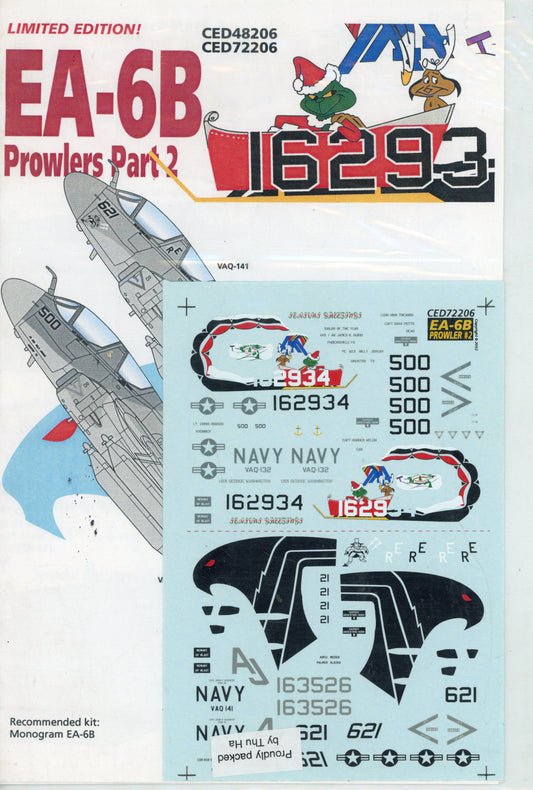 EA-6B Prowlers Part 2 - 1/72 Scale Cutting Edge CED72206