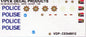SAPS AS.350 Ecureuil ZS-RZP Decal Sheet - 1/72 Scale Viper Decals Products CES48012