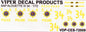 SA Police Alouette '34' Decal Sheet - 1/72 Scale Viper Decals Products CES72009