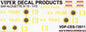 SA Police Alouette '13' Decal Sheet - 1/72 Scale Viper Decals Products CES72011