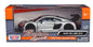 AUDI R8 LMS GT3 V10 Silver - 1/24 Scale - MotorMax - MOT79380S