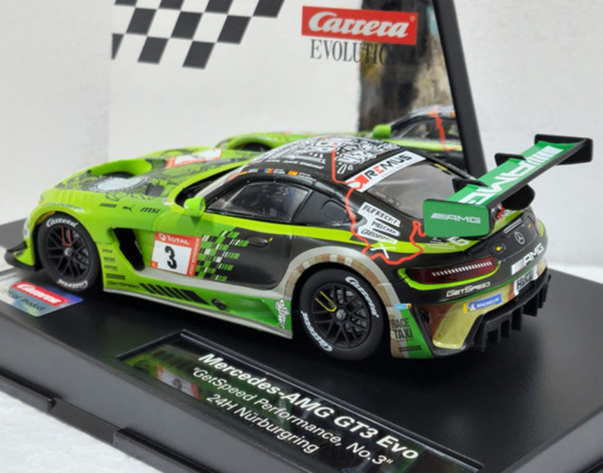 EVO Mercedes-AMG GT3 Evo "#3" 24H N-ring 1/32 Scale Carrera Car27776