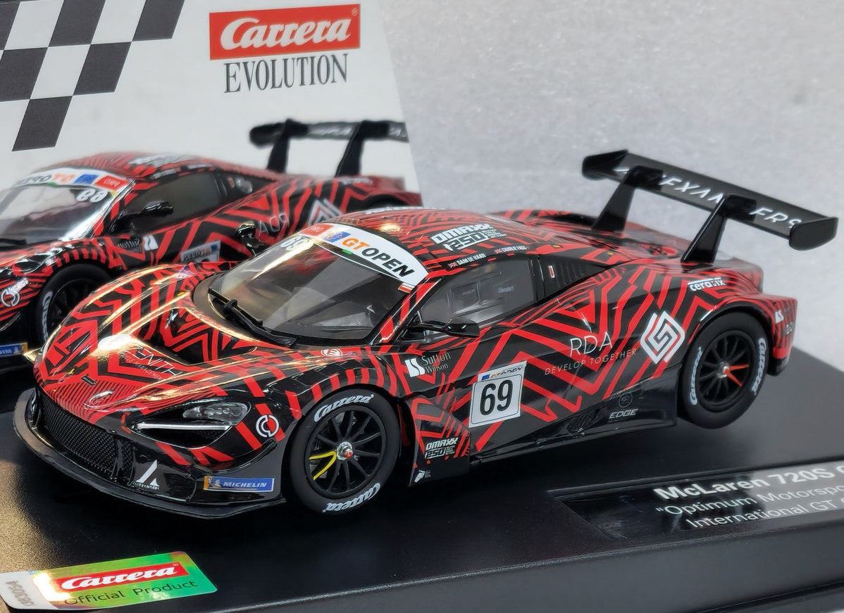 EVO McLaren 720S GT3 "Optimum, #69" GT Open 2023 1/32 Scale Carrera Car27781