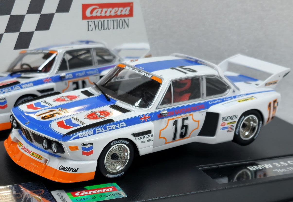 EVO BMW 3.5 CSL "#15" 1/32 Scale Carrera Car27789