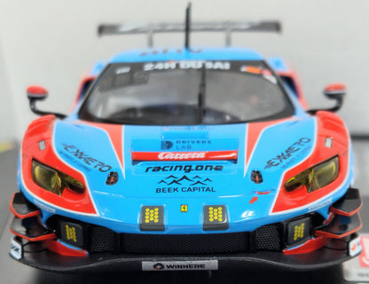 EVO Ferrari 296 GT3 "Carrera, #20" 24H Dubai 1/32 Scale Carrera Car27800