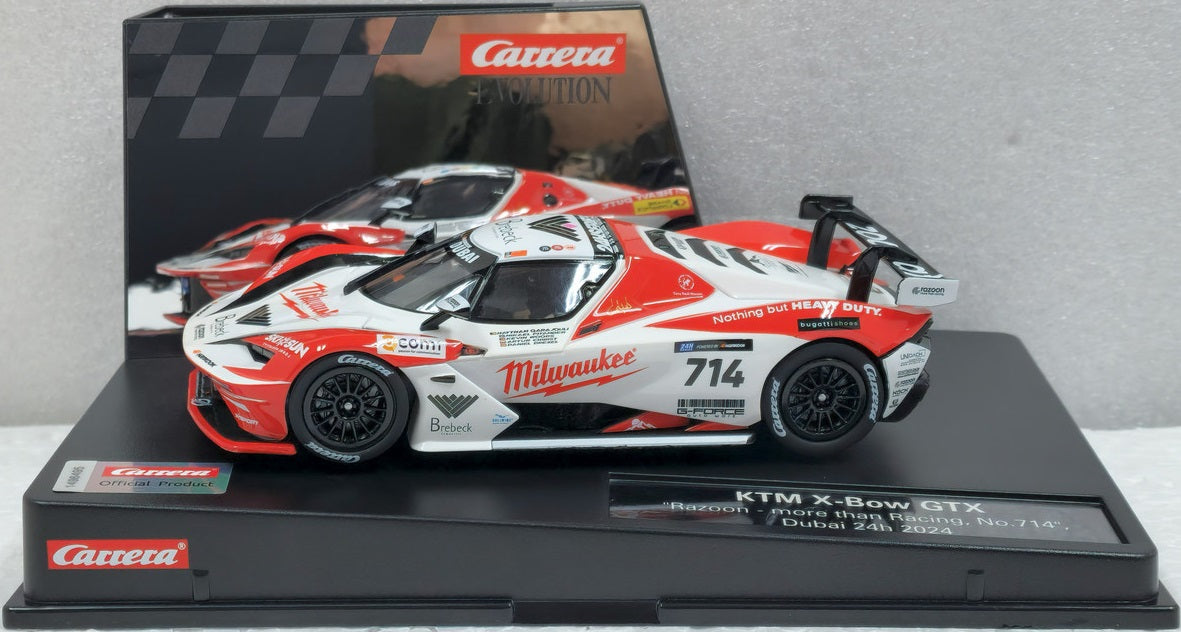 EVO KTM X-Bow GTX "Razoon #714" Dubai 24h 2024 1/32 Scale Carrera Car27823