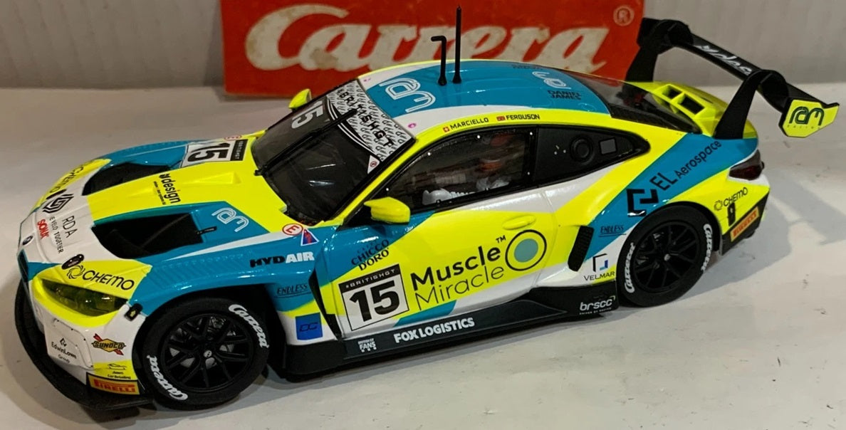 EVO BMW M4 GT3 "RAM Racing #15" British GT 2024 1/32 Scale Carrera Car27832