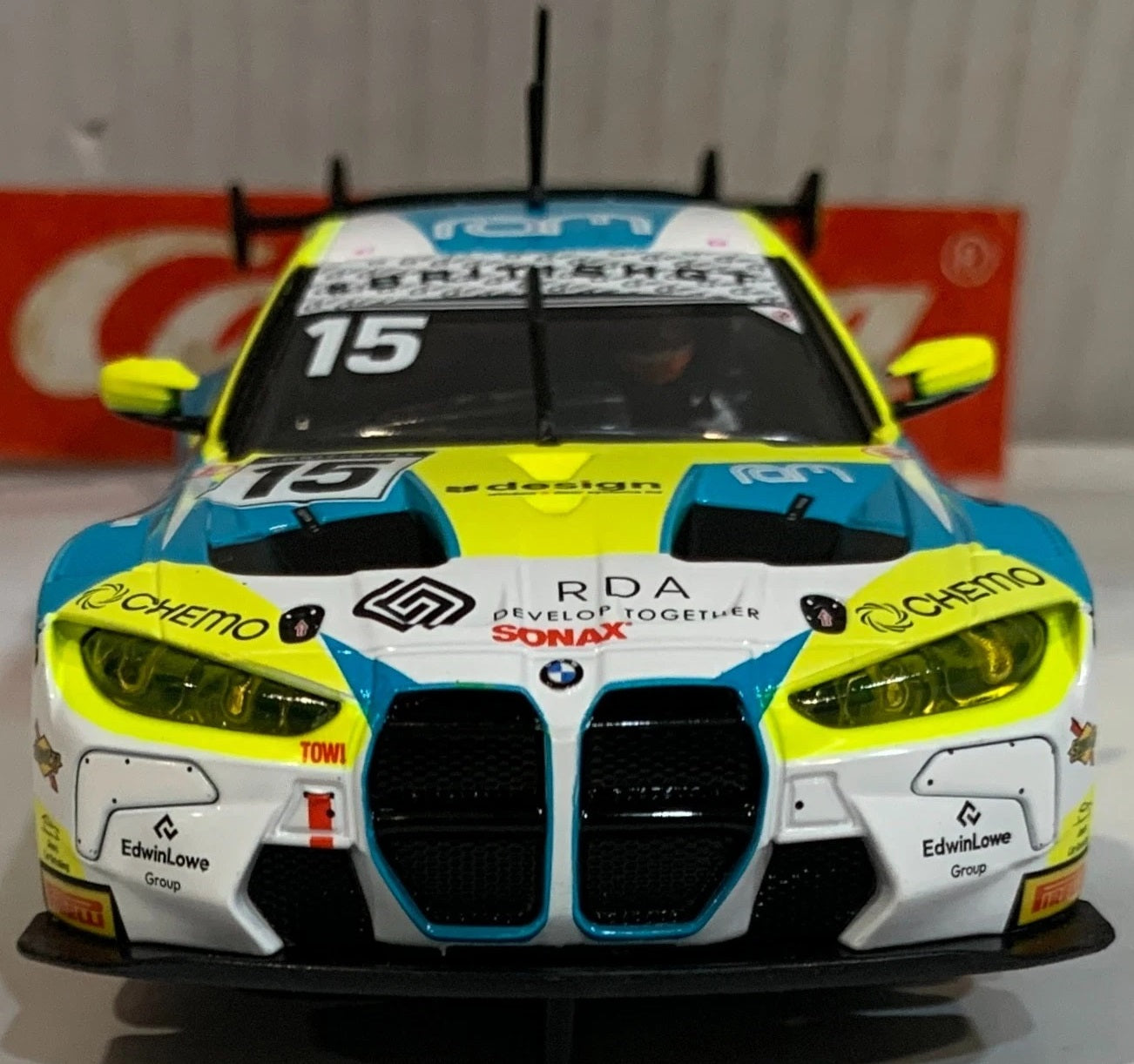 EVO BMW M4 GT3 "RAM Racing #15" British GT 2024 1/32 Scale Carrera Car27832