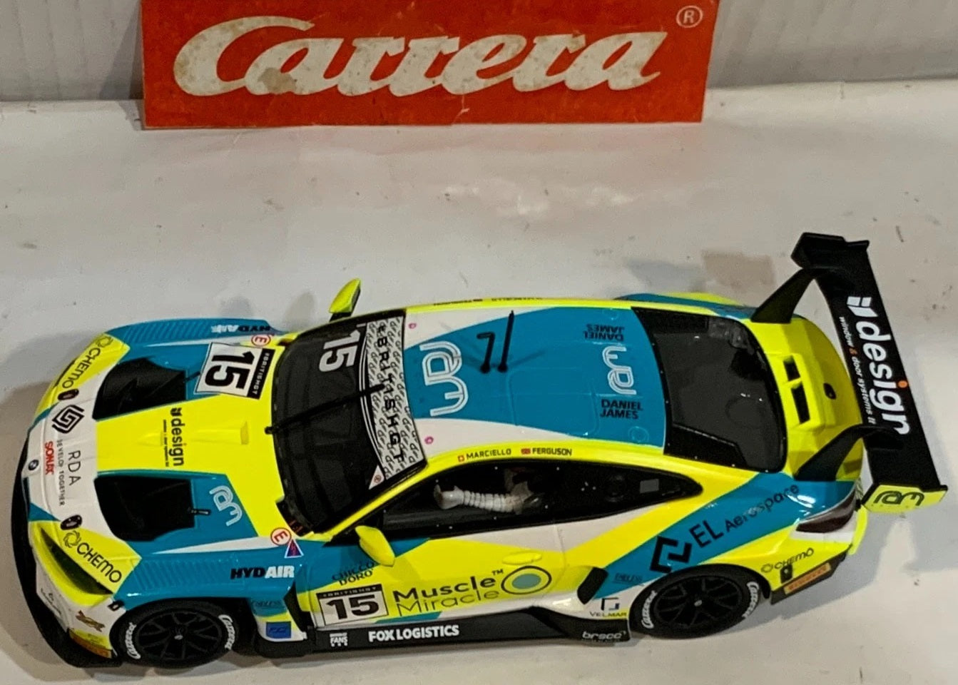 EVO BMW M4 GT3 "RAM Racing #15" British GT 2024 1/32 Scale Carrera Car27832