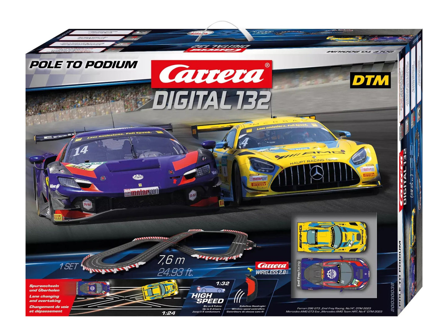 DIGITAL Pole to Podium 7.6m Set 1/32 Carrera 30038