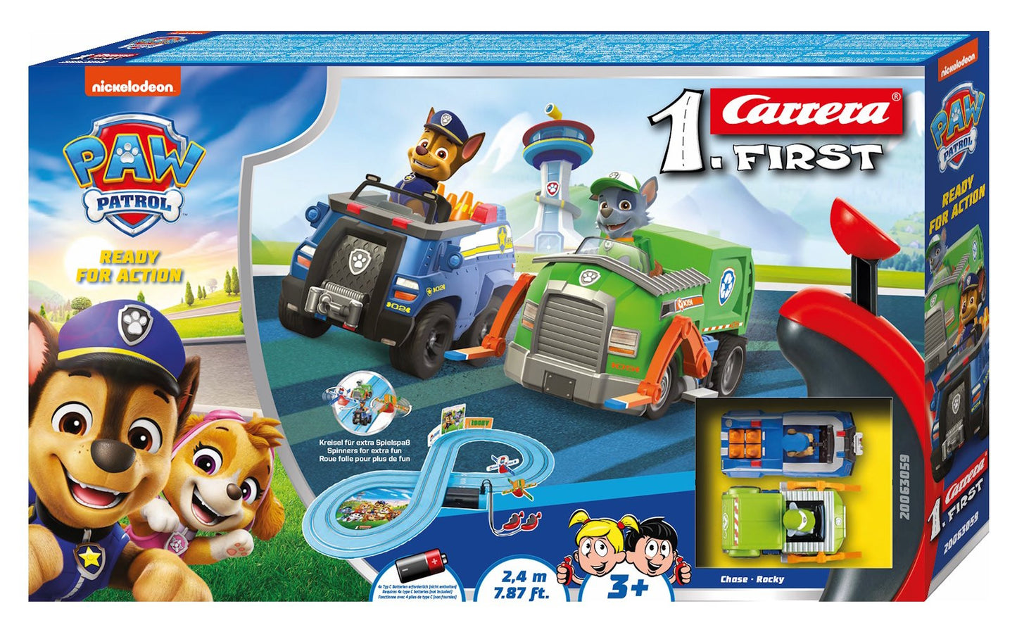 First Paw Patrol Ready for Action Set 2.4m Carrera 63059