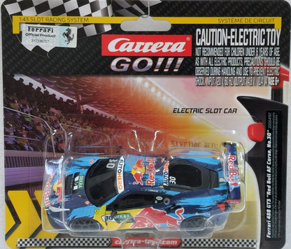 GO!!! Ferrari 488 GT3 "Red Bull AF Corse, #30" 1/43 Scale Carrera Car64197