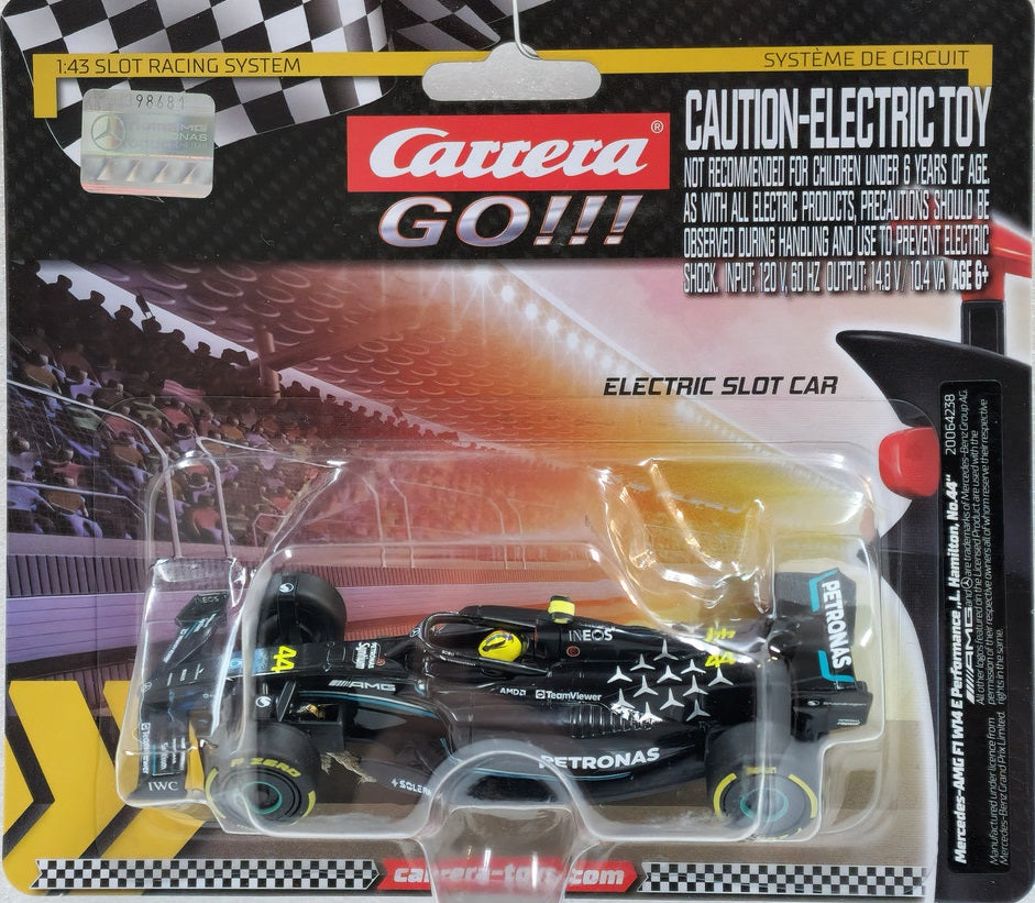 GO!!! Mercedes AMG F1 W14 2023 - #44 L. Hamilton 1/43 Scale Carrera Car64238
