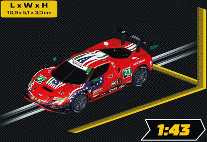 GO!!! Ferrari 296 GT3 "AF Corse #21" 1/43 Scale Carrera Car64284