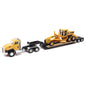 CAT CT660 with Lowboy Trailer & 163H Grader - 1/87 Scale Diecast Masters DM84414