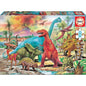 Dinosaurs 100 Piece Puzzle - Educa Puzzle - EDU13179