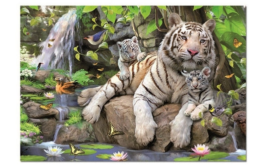 White Tigers of Bengal 1000 Piece Educa Puzzle - EDU14808