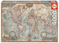 Historic World Map - 4000 Piece Educa Puzzles - EDU14827