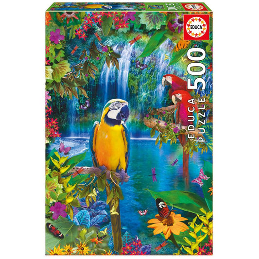 Bird Tropical Land - 500 Piece Educa Puzzle - EDU15512